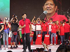 Philippine Elections 2022 Campaign - Bongbong Marcos in QC