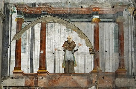 Peintures de la deuxième travée côté nord : saint François de Sales