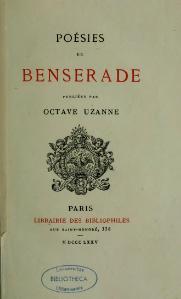 Isaac de Benserade, Poésies de Benserade, 1875    