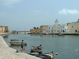 Hamnen i Bizerte.