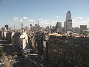 Downtown Buenos Aires, from the Sheraton Hotel.
