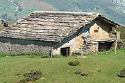 Cabana con patín en Cantabria.
