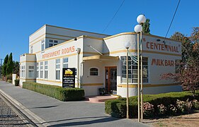 An art deco building in Ranfurly, near Otago