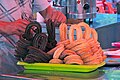 Churros in Schokolade und in Zucker