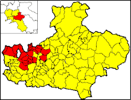 Comunità montana Partenio – Mappa