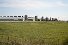 Some states have zoning laws that regulate where CAFOs are located. Concentrated animal feeding operation, Missouri (2).JPG