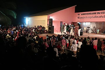 Night concert in Villa Karo.