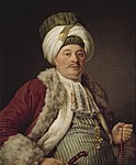 Porträtt av Sveriges generalkonsul i Konstantinopel Cornelius Asmund Palm, 1773.