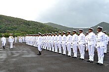 Guard of honour at the INA, 2012. Divisions at INA.jpg