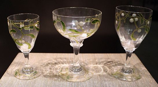 Verres Daum (1901), Paris, musée d'Orsay.