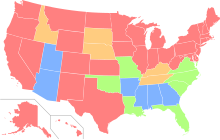 Map of ERA ratification per state up to May 2018