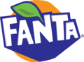 L'ancien logo de Fanta jusqu'à début 2018.