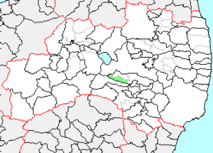 長沼町の県内位置図