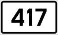 County Road 417 shield