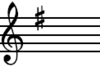 G Major key signature