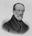 Giöxeppe Mazzin (22 zûgno 1805-10 marso 1872) litografìa, 1864