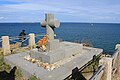 Tombe de Châteaubriant située sur l'île du Grand Bé, à Saint-Malo.