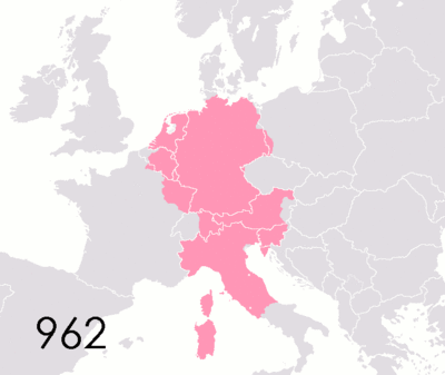 Territoriale Ausdehnung des Heiligen Römischen Reiches