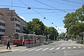 Bei der Grinzinger Straße, Blickrichtung stadteinwärts