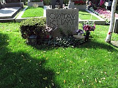 Grab von Gustav Klimt auf dem Hietzinger Friedhof