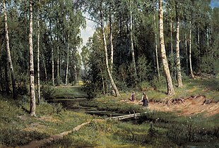Brook in a Birch Forest, 1883