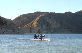 بحيرة في كويته، باكستان.