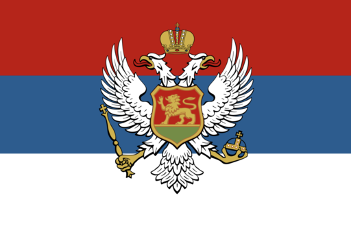 Flag of Kingdom of Montenegro