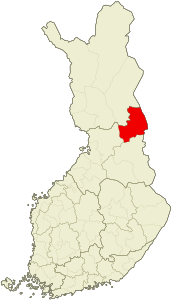 distretto di Koillismaa – Localizzazione