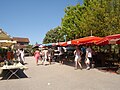 Brocante à Roissiat.