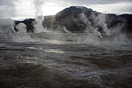 El Tatio geysirfelt, 4200 moh.