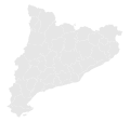Mapa comarcal en blanc