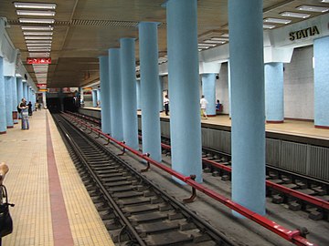 Stația de Metrou Obor (anii 1980)