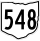 State Route 548 marker