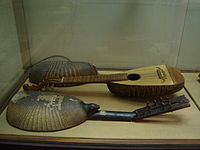 "Old charango", has shape of mandolin or bandurria