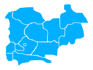 Воломинский повет на карте