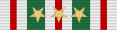 Police Three Star Service Decoration (1st Class) Ribbon Bar - Imperial Iran