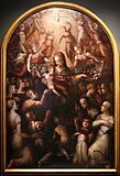 Мадонна на троне с ангелами, почитаемая ночентинами. 1565—1566. Музей дельи Инноченти (Воспитательный дом), Флоренция