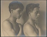 Caroline Gurrey, Ritratto di un giapponese-hawaiano e un portoghese-hawaiano (1909)