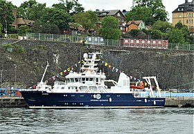 R/V Skagerak i Stockholm i juni 2022