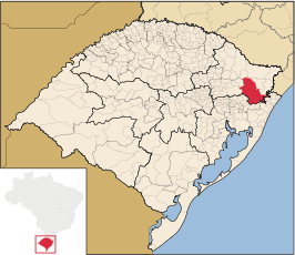 Kaart van São Francisco de Paula