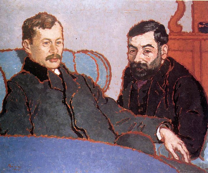 Fichier:Rippl-Rónai József (1861-1927) Petrovics Elek és Meller Simon.jpg