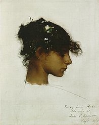 Rosina Ferrara, una noia italiana de Capri, que va esdevenir la musa favorita de John Singer Sargent.