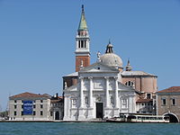 Palladijeva Cerkev San Giorgio Maggiore, Benetke, ki se je začela leta 1566