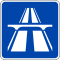 Singapore road sign - Informatory - Expressway begins - Type II.svg