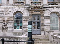 Somerset House, with vermiculated blocks