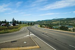 Southern Yellowhead Highway near Heffley Creek, British Columbia Southern Yellowhead Highway near Heffley Creek 2018.jpg