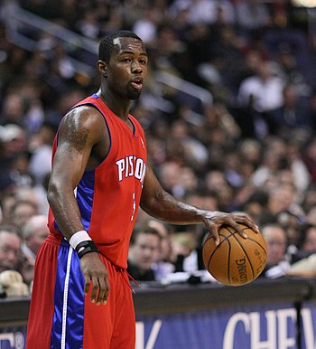 English: Rodney Stuckey, of the National Baske...