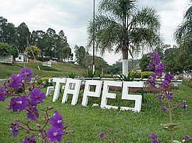 Entrada da cidade de Tapes