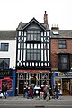 'The Treaty of Commerce' a Victorian black and white pub, by the level crossing