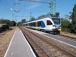 Stadler FLIRT motorvonat indul Fótról 2020-ban